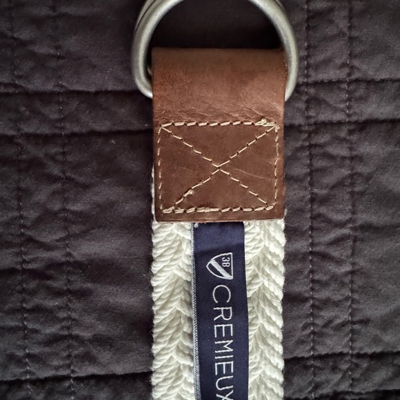 Daniel Cremieux White and Brown Belt - Picture 2 of 4